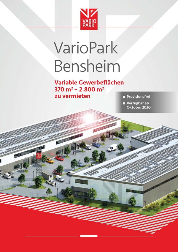 Vermietungsbroschüre VarioPark Bensheim