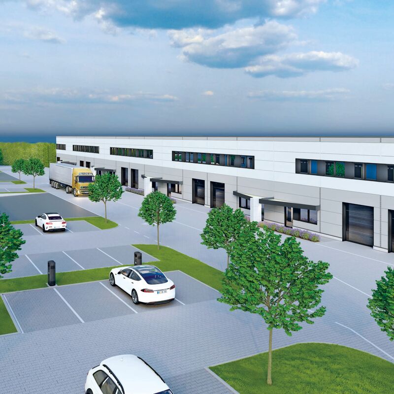 VarioPark Reiskirchen - Gesamtansicht - Simulation
